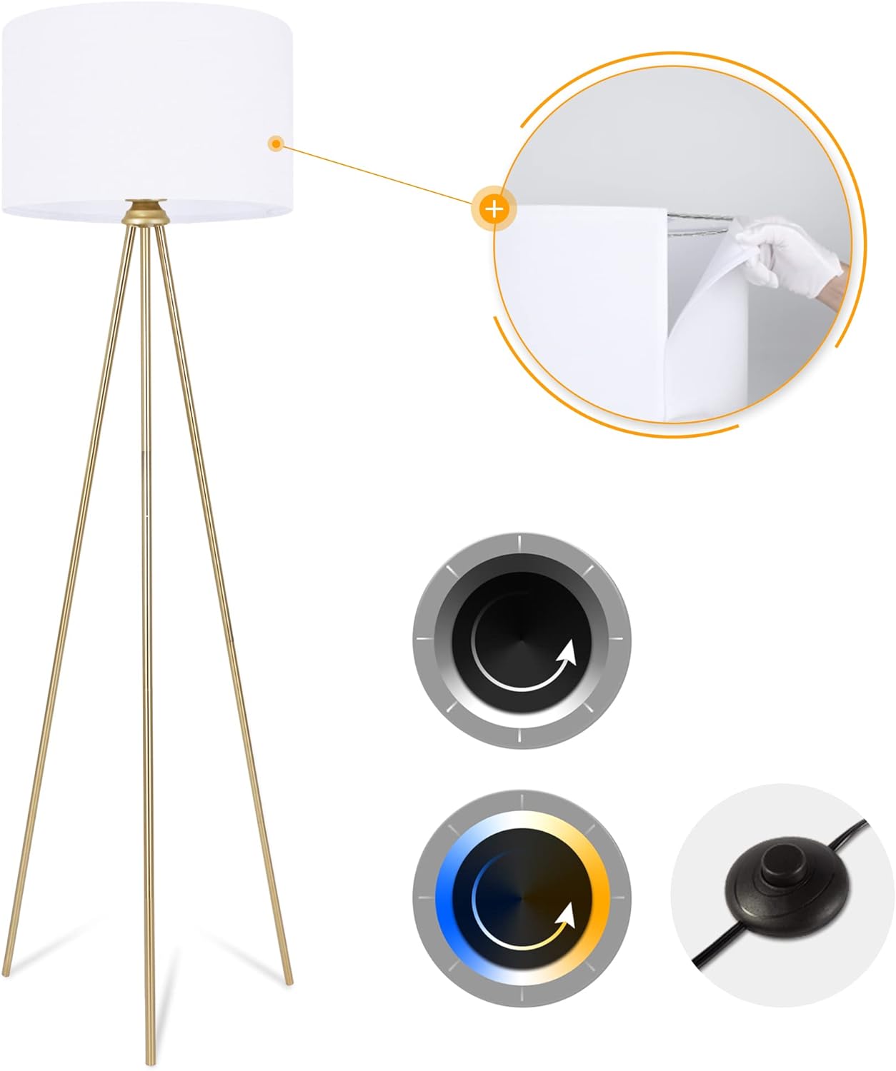 Stehlampe